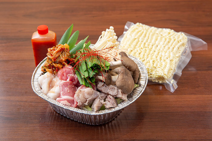 肉チゲ鍋