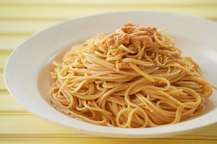 スパイシー雲丹クリームソース