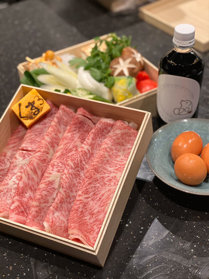 黒毛和牛サーロインすき焼きSET 400g (2〜3人前)
