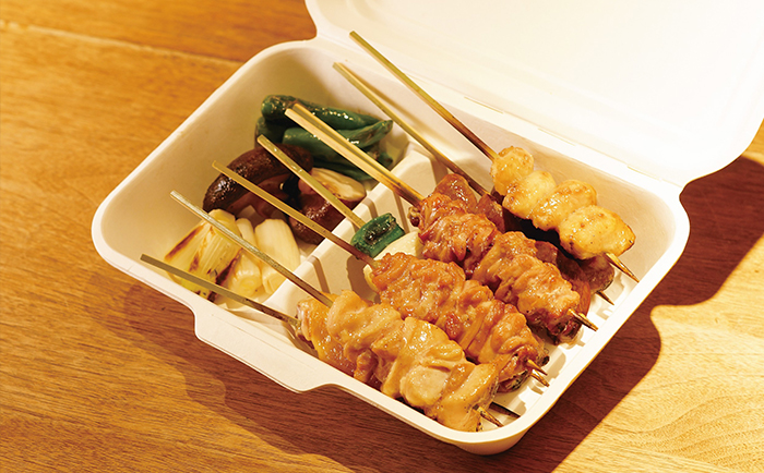 焼き鳥8本と焼き野菜セット