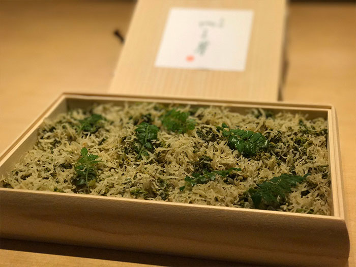 雑魚と花山椒